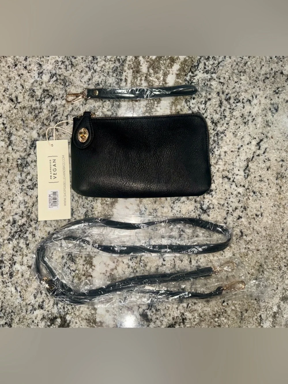 *NWT* Carrie Mini Turn Lock Crossbody/Wristlet by Isabelle Handbags - Picture 4 of 11